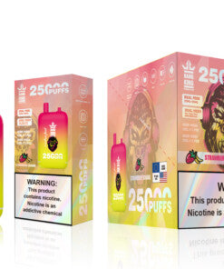 Bang King 25000 Puffs - 46mL Dual Tank (0% to 5% Nicotine) 650mAh Battery ,12 Flavors