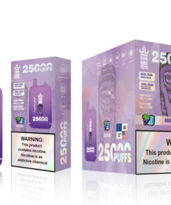 Bang King 25000 Puffs - 46mL Dual Tank (0% to 5% Nicotine) 650mAh Battery ,12 Flavors