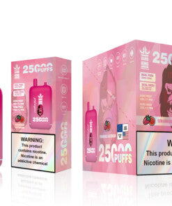 Bang King 25000 Puffs - 46mL Dual Tank (0% to 5% Nicotine) 650mAh Battery ,12 Flavors