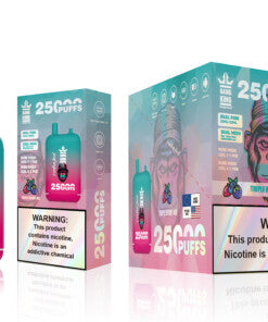 Bang King 25000 Puffs - 46mL Dual Tank (0% to 5% Nicotine) 650mAh Battery ,12 Flavors