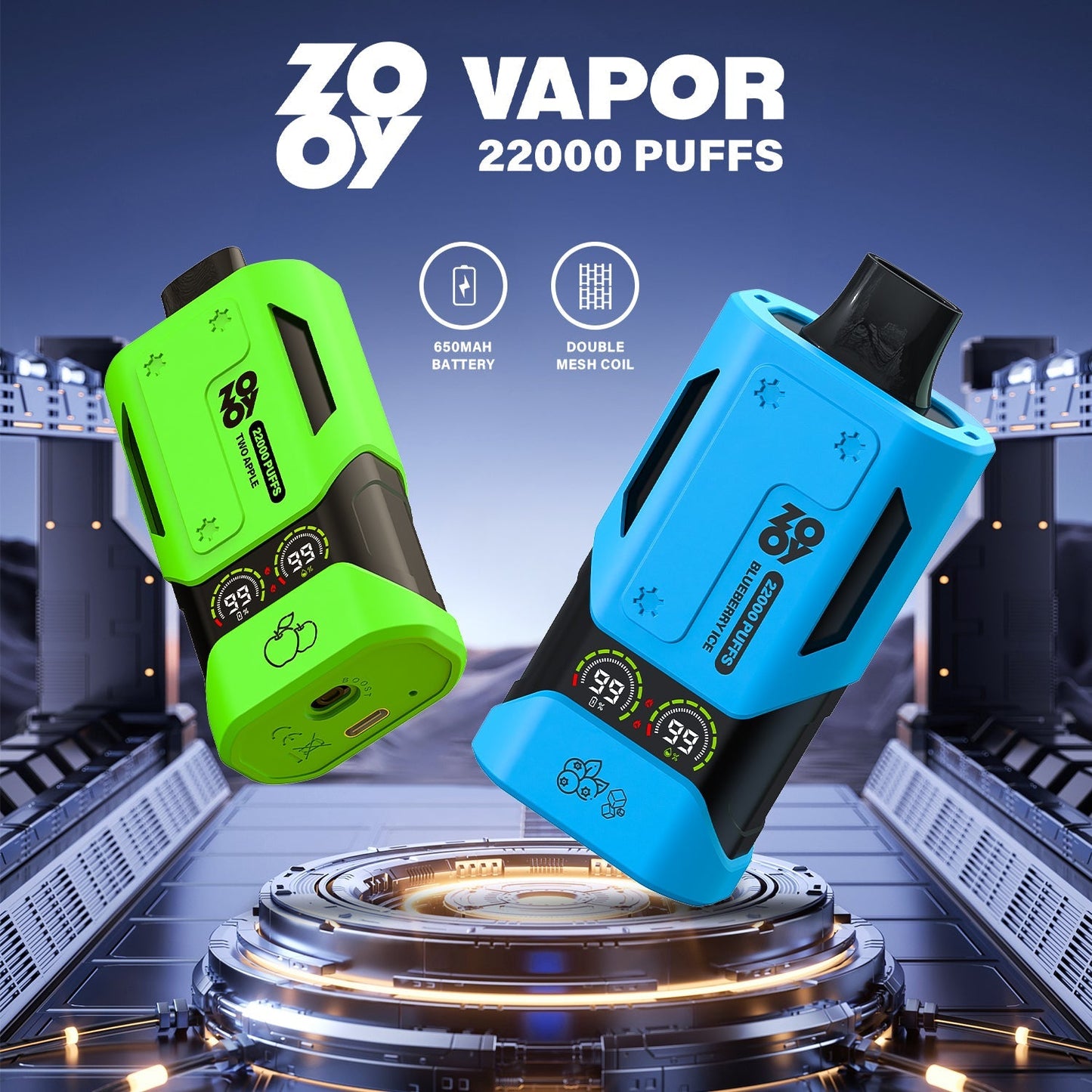 ZOOY Vape Vapor 22000 PUFF Disposable Vape In Sales