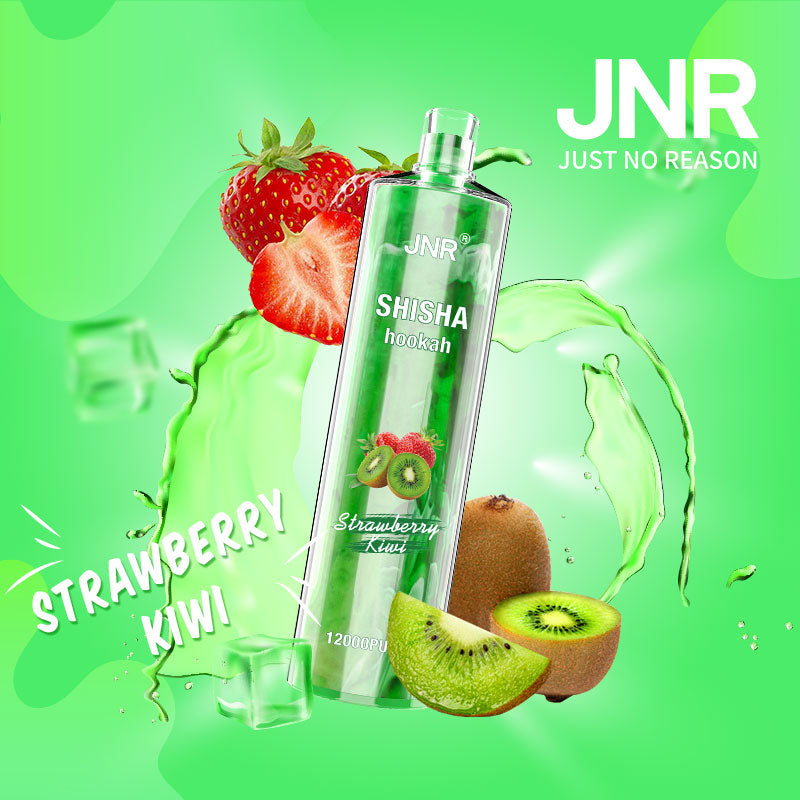JNR Shisha Hookah 12000-750mAh Battery, 24ml E-liquid, Multiple Nicotine 17 Flavors