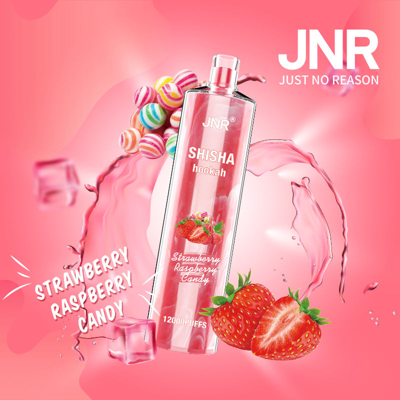 JNR Shisha Hookah 12000-750mAh Battery, 24ml E-liquid, Multiple Nicotine 17 Flavors
