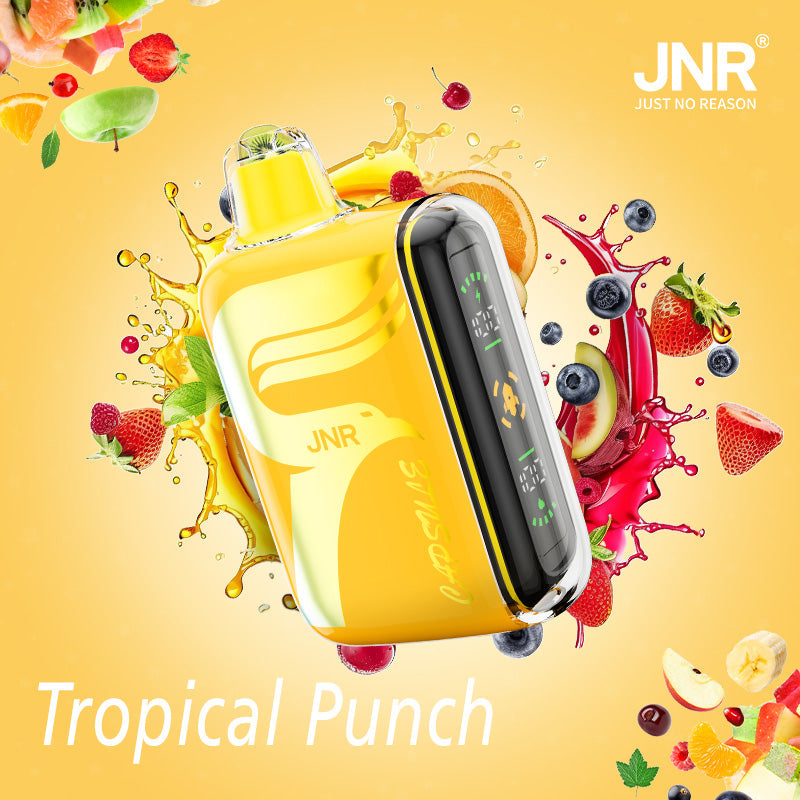 JNR Digital Box Capsule 15000-850mAh Battery, 20ml E-liquid, Multiple Nicotine 21 Flavors