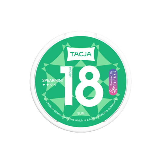 Spearmint Elf Bar TACJA Nicotine Snus Pouches 18mg