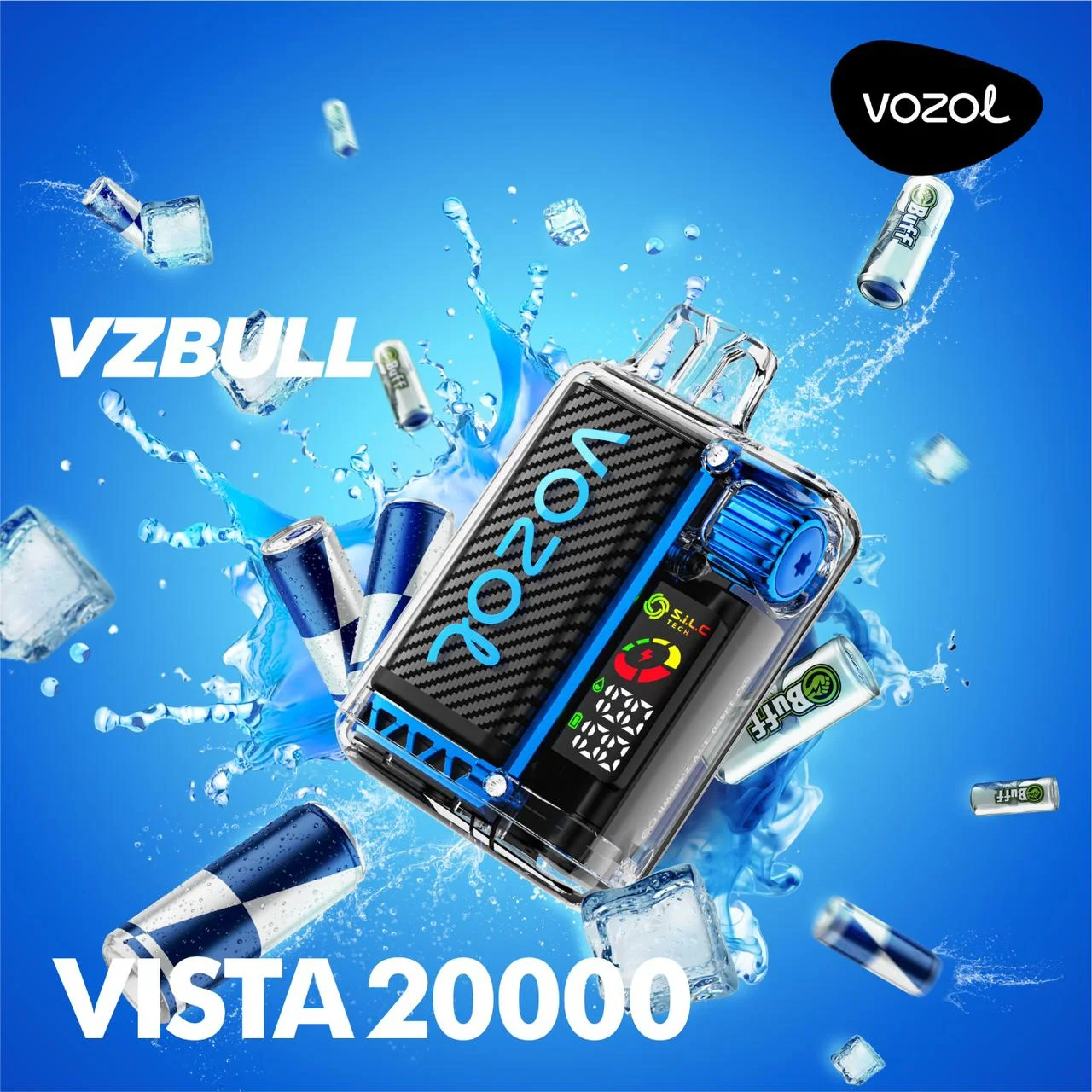 Vozol Vista 20000 puff Disposable Vape Wholesale-650mAh Battery, 22ml E-liquid, Multiple Nicotine 21 Flavors