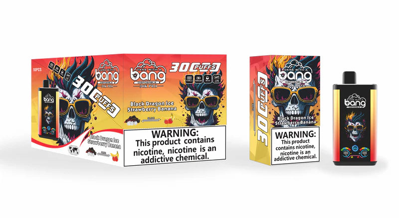 Bang 30000 Puffs PRO 30k puffs Disposable Vape(0% TO 5%Nicotine ) 30ML 850mah Rechargeable 16 Flavors