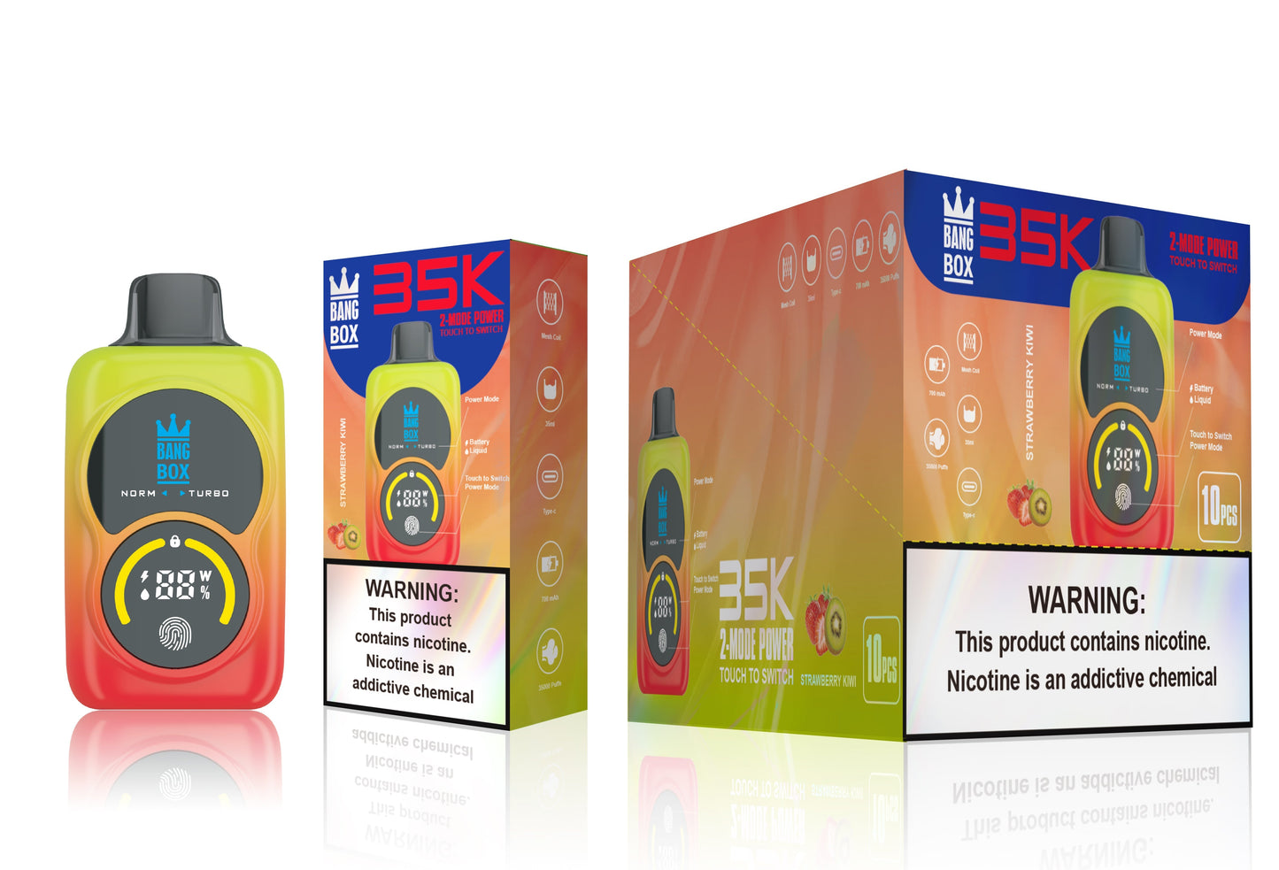 Bang Box 35000 Puffs Disposable Vape - 35ml E-Liquid, 700mAh Disposable Vape 12 Flavors