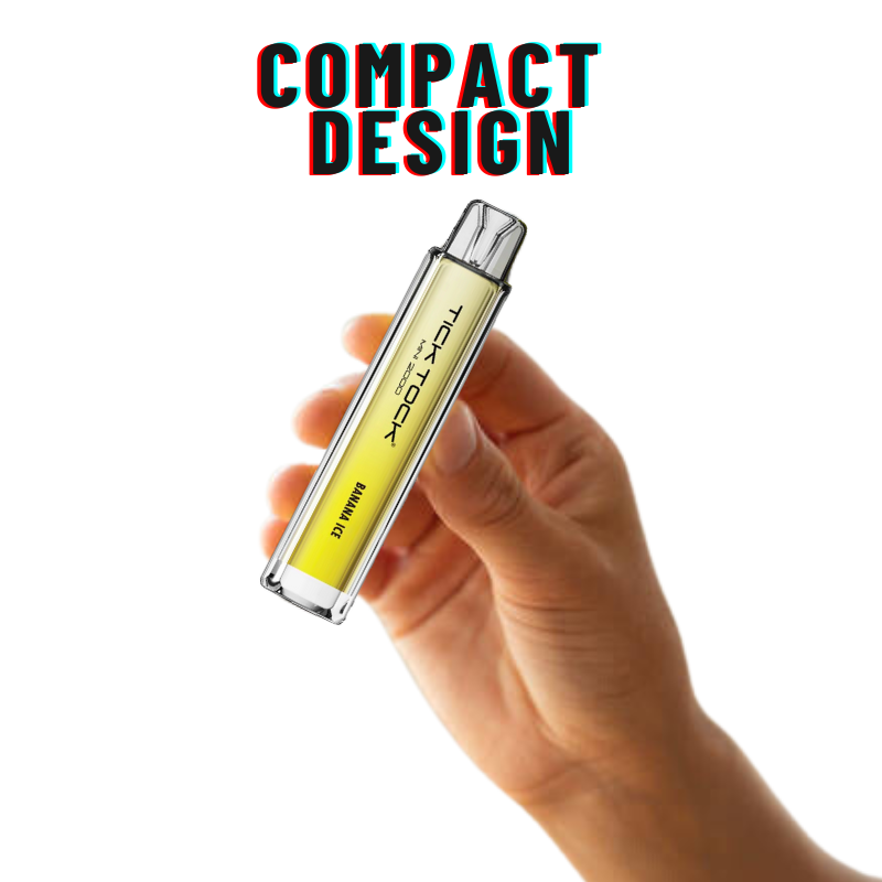 Banana Ice Tick Tock Mini 2000 Puff Kit