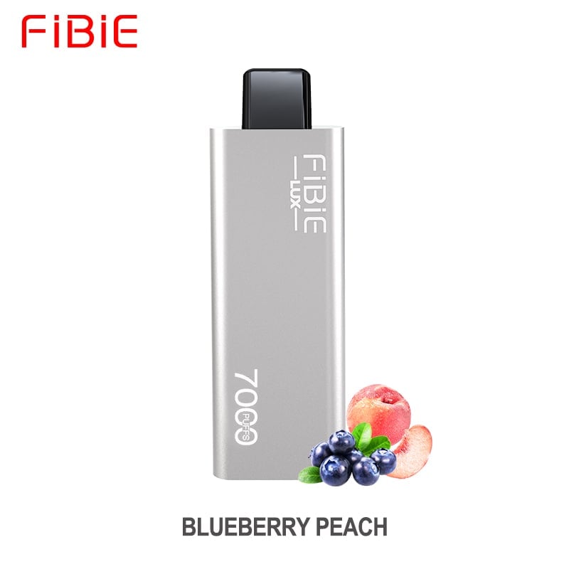 BLUEBERRY-PEACH - FIBIE 7000 Puffs Disposable Vapor Wands(7000 PUFFS)