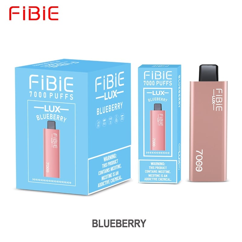 BLUEBERRY- FIBIE 7000 Puffs Disposable Vapor Wands(7000 PUFFS)
