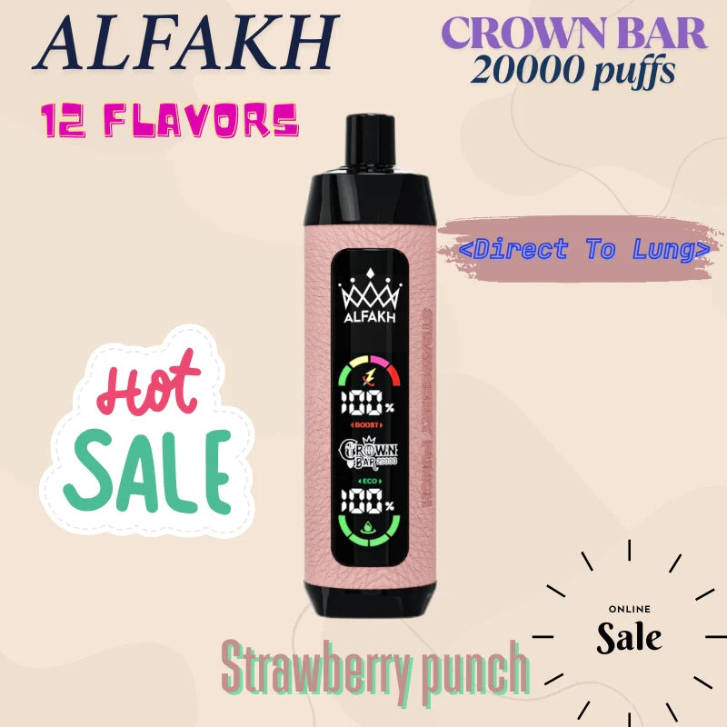 ALFAKH CROWN BAR 20K VAPE Wholesale Direct Price Hot Deal
