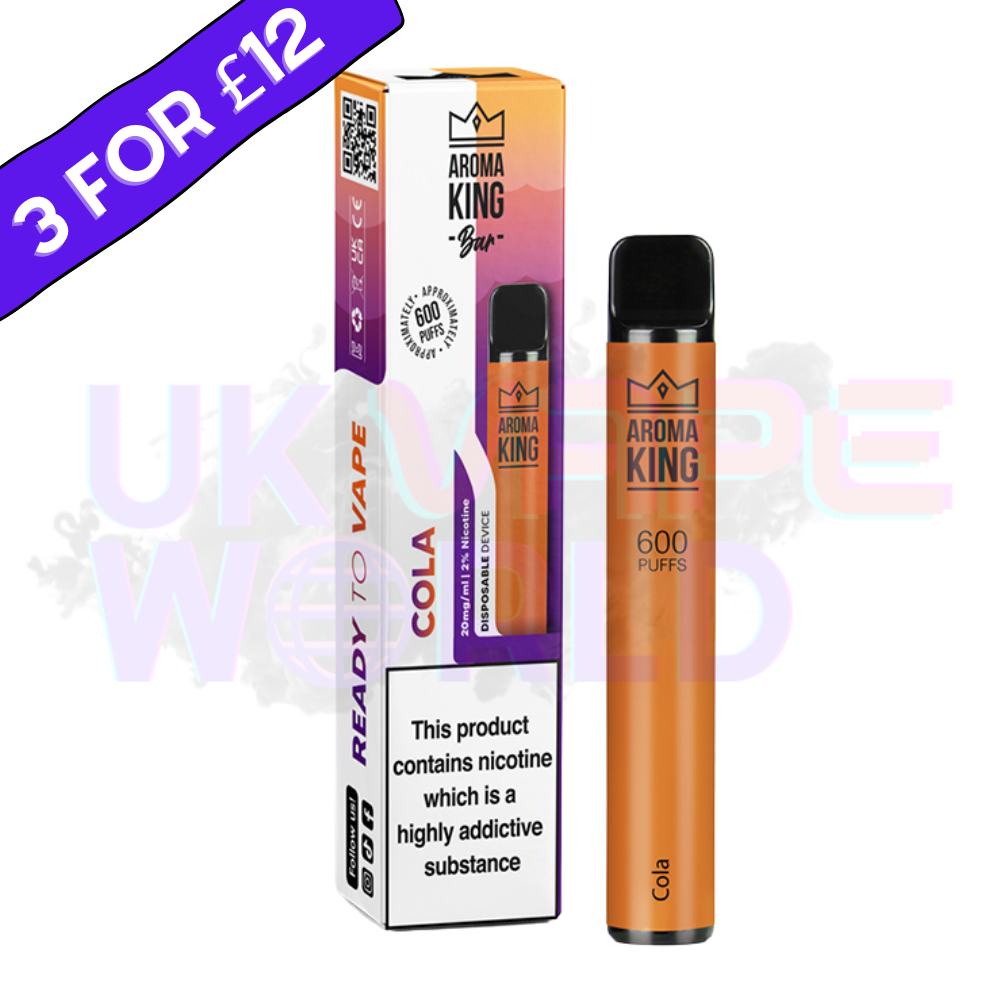 Cola By Aroma King 600 Puffs Disposable