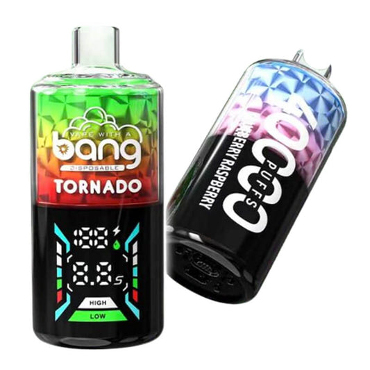 Bang Tornado 40000 Puffs Disposable Vape – 850mAh Battery, 40ml E-liquid, Multiple Nicotine 12 Flavors