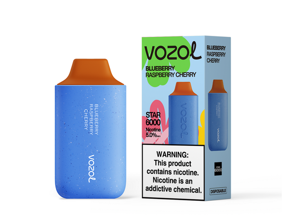 Vozol Star 6,000 puffs-850mAh Battery, 40ml E-liquid, Multiple Nicotine 12 Flavors