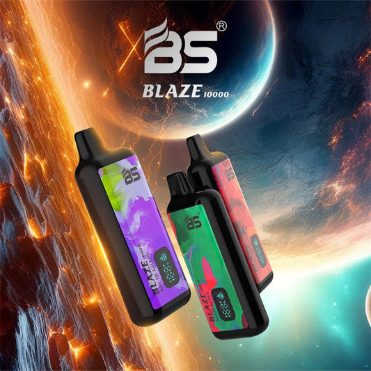 Breze Stiik Bs Blaze 10000 Puffs Disposable Electronic Cigarette Vape With Led Display Screen