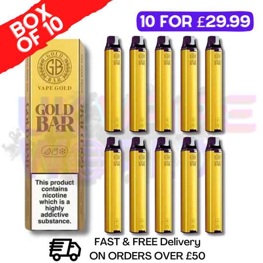 Banana ICE - Gold Bar 600Puff Box of 10