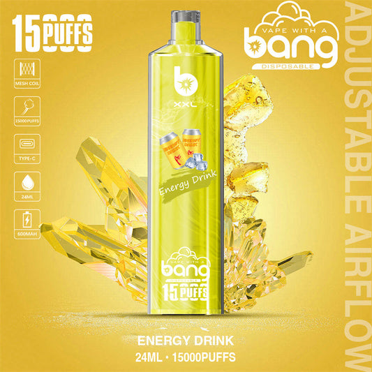 Bang 15000 Puffs Vape 15K Disposable Vape Pen E Cigarette Prefilled 15ml  600mAh Disposable Vape 20 Flavors