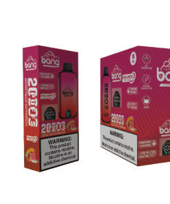 Bang 20000 Puffs Vape 20K Disposable Vape Pen(0% to 5% Nicotine)E Cigarette Prefilled 25ml 650mAh Battery 12 Flavors
