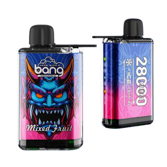 Bang 28000 Puffs Disposable Vape(0% to 5% Nicotine) - 30ml E-Liquid, 650mAh Battery 12 Flavors