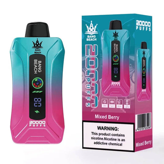 Bang Beach 20000 Puffs Disposable Vape(0% to 5% Nicotine) - 35ml E-Liquid, 650mAh Battery