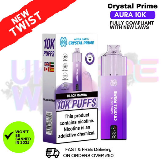 Black Mamba Crystal Prime 10K Puff Pod Kit