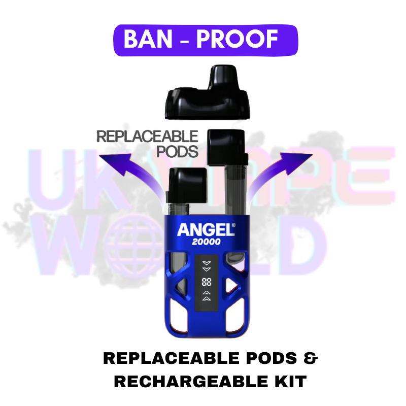 Blue Edition Angel Bar 20K Puff Twist Prefilled Pod Kit - £11.99
