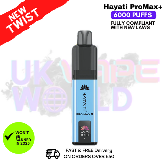 Blueberry Raspberry Hayati Pro Max Plus 6000Puff Kit