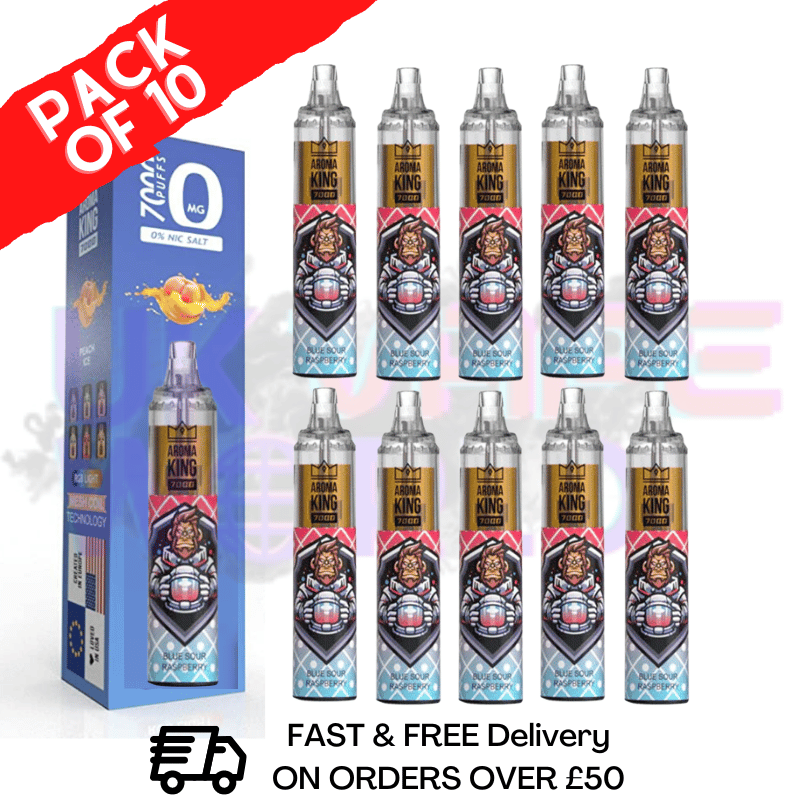 Blueberry Sour Raspberry - RandM Tornado 7000 Puff (0MG) Pack Of 10