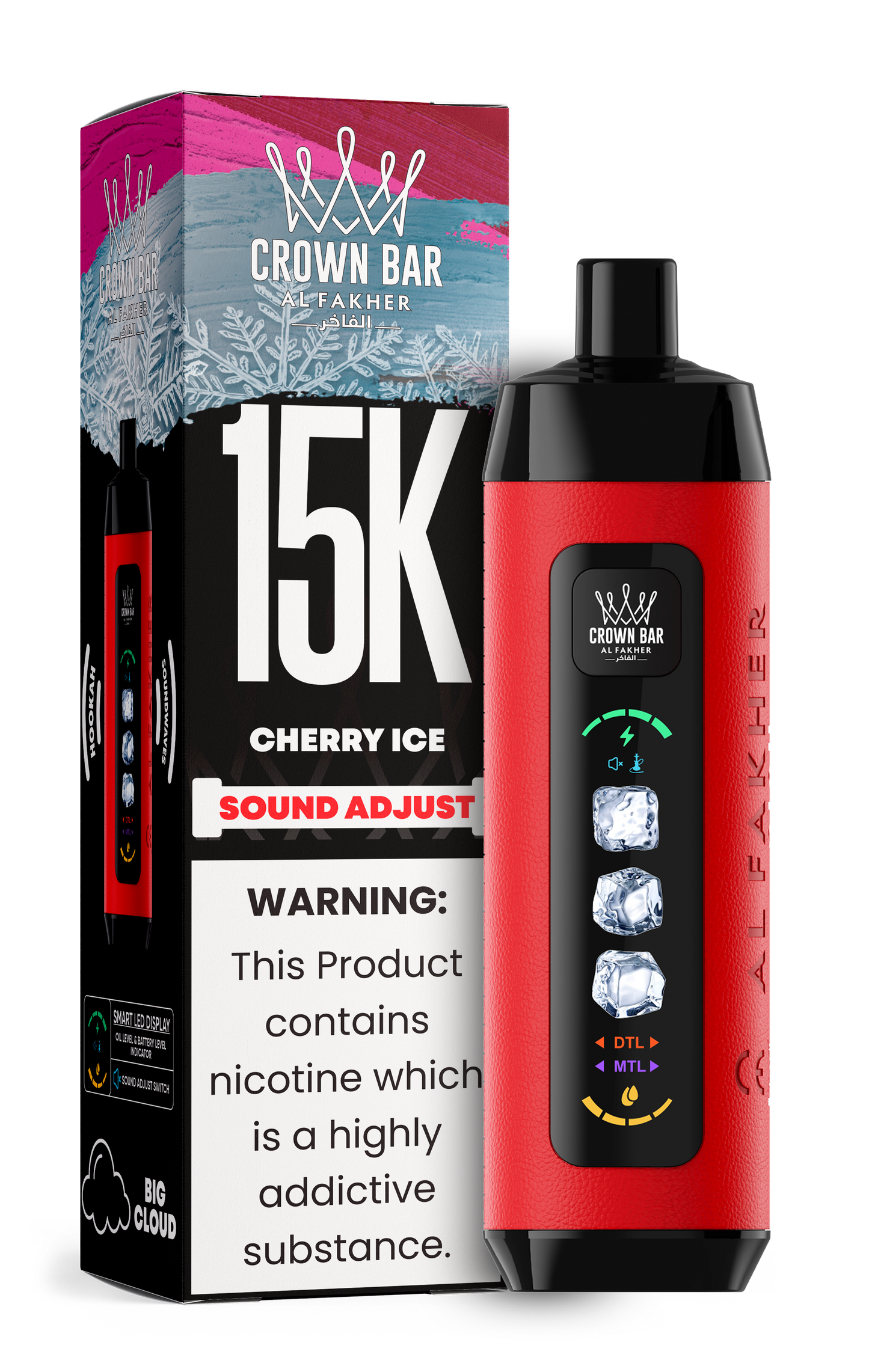 Al Fakher Crown Bar 15k Disposable Vape | Sound Wave
