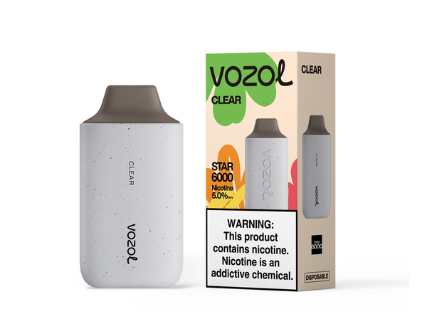Vozol Star 6,000 puffs-850mAh Battery, 40ml E-liquid, Multiple Nicotine 12 Flavors