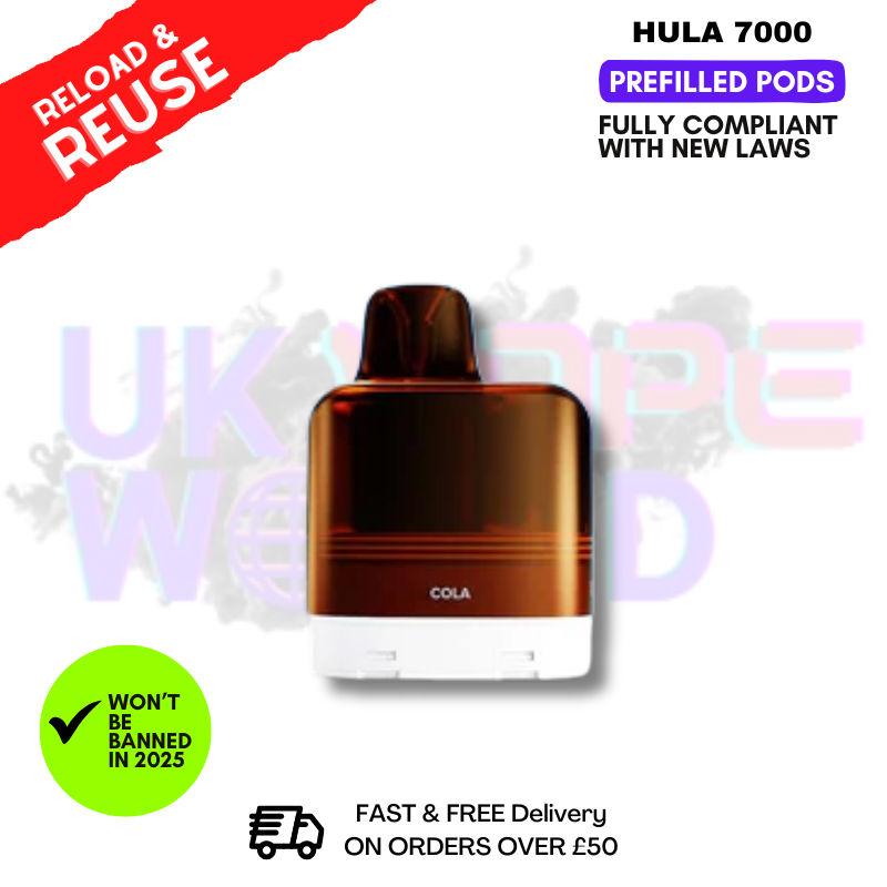 Cola Hula 7K Puff Prefilled Pod REPLACEMENT