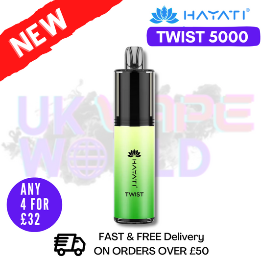 Double Apple Hayati Twist 5000 Puff 5K Disposable Kit