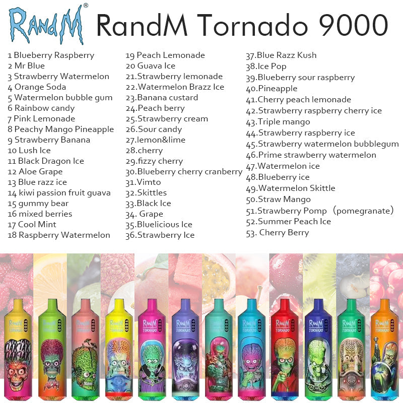 RANDM TORNADO 9000 Disposable Vape Wholesale