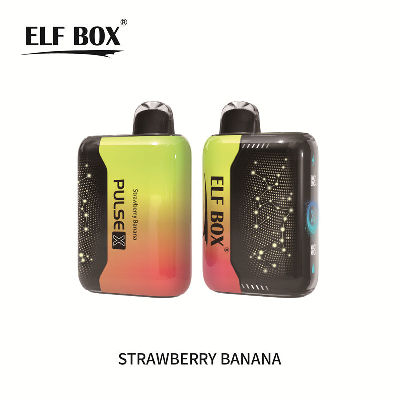 ELF BOX Pulse X 15000/25000 Puffs Disposable Vape – Dual Mesh Coil, LED Display, Rechargeable