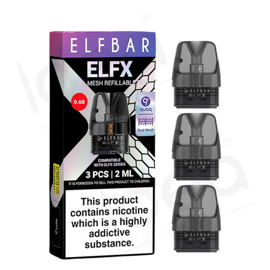 ELF Bar ELFX Replacement Refill Pods 3-Pack