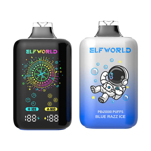 ELFWORLD PB45000 | 45K Puffs | 28ml E-Liquid | Adjustable Nic/Ice