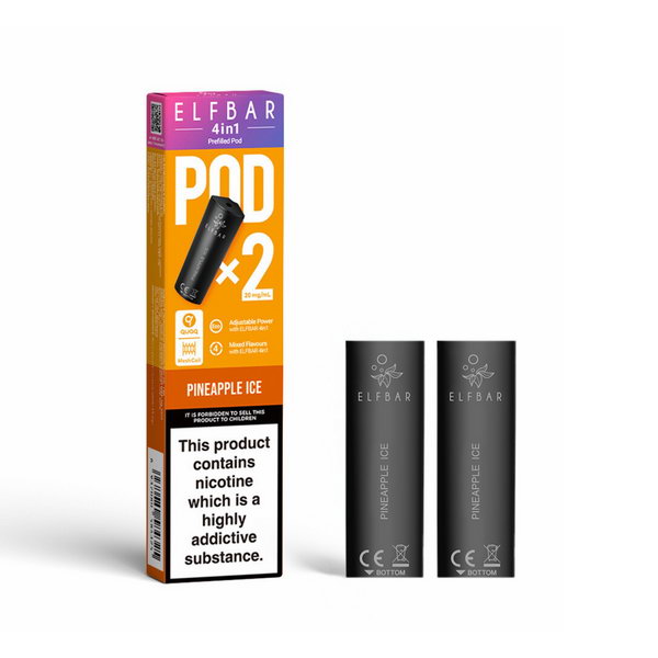 ELF Bar 4-in-1 Prefilled Replacement Vape Pods 2-PACK