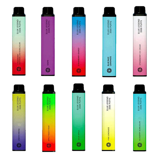 Elux Legend 3500 Disposable Vape - 10pc Box (2% Nic) | 3500 Puffs, 1500mAh