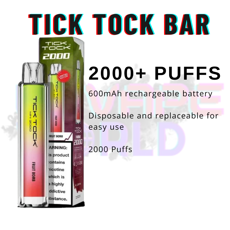 Fruit Bomb Tick Tock Mini 2000 Puff Kit