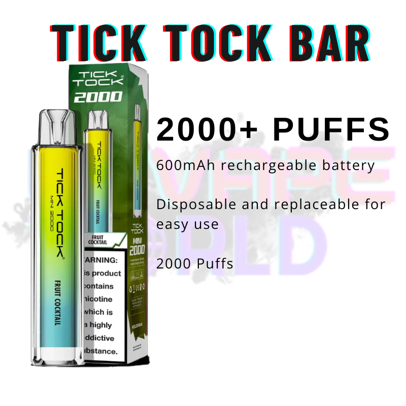 Fruit Cocktail Tick Tock Mini 2000 Puff Kit