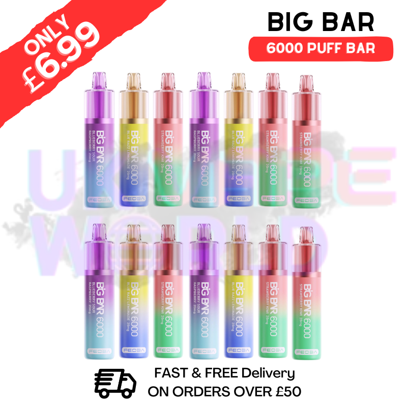 Feoba Big Bar 6000 Puff 6K Disposable Kit - Only £6.99