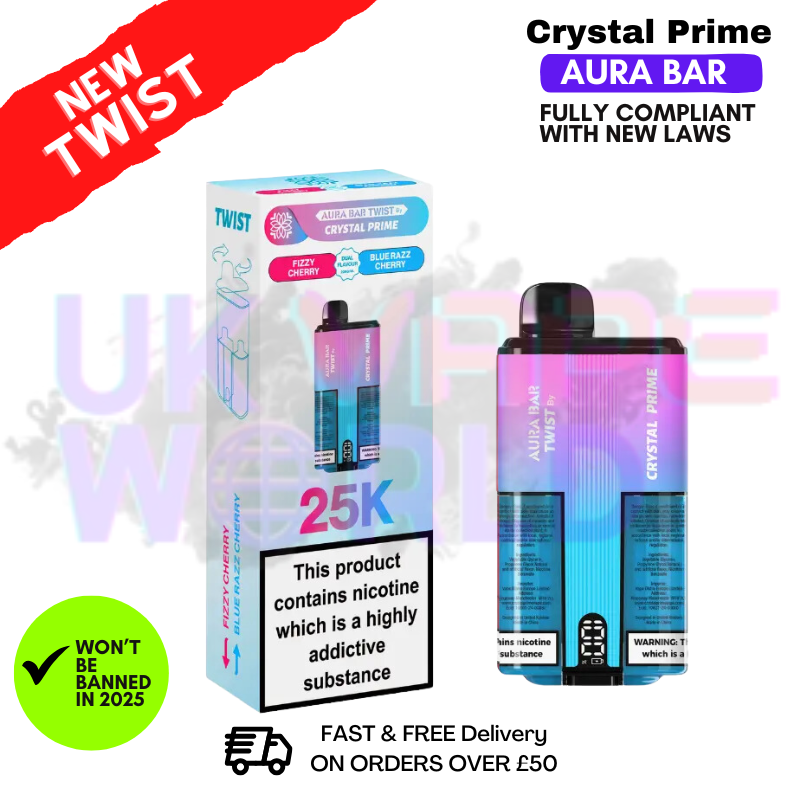 Fizzy Cherry Crystal Prime 25K Puff Kit