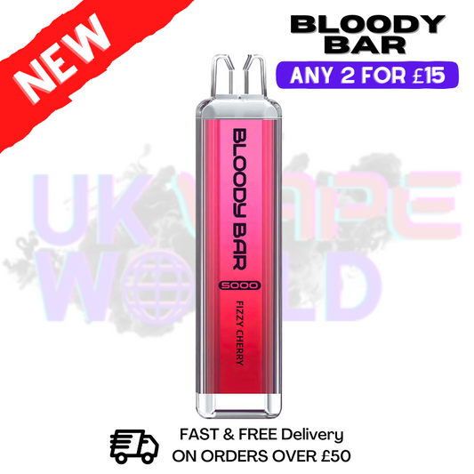 Fizzy Cherry Bloody Bar 5000 Puffs Disposable