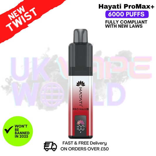 Fizzy Cherry Hayati Pro Max Plus 6000Puff Kit