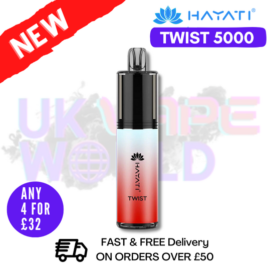 Fizzy Cherry Hayati Twist 5000 Puff 5K Disposable Kit