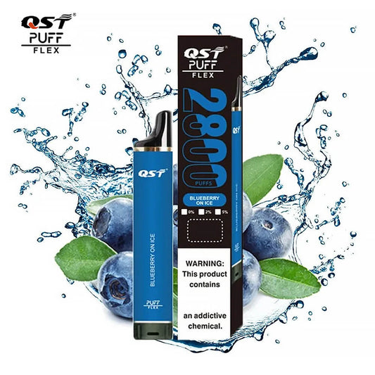 Flex QST 2800 Puff Disposable Vape 8ML  850mAh  25 Flavors In Sales