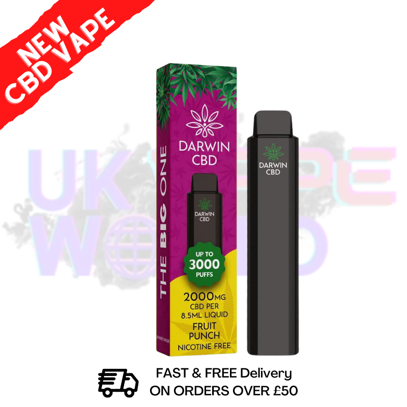 Fruit Punch Dawin CBD Disposable Vape 3000 Puffs | 2000MG