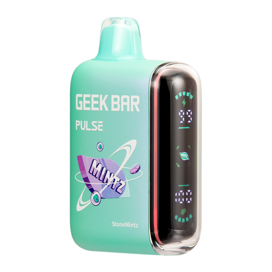 StoneMintz Geek Bar Pulse   50mg Nicotine 16ml E-liquid 650mAh  Battery  cold mint vape Flavor
