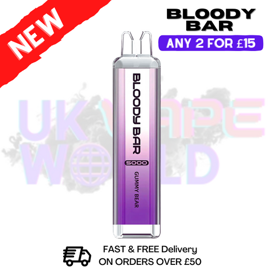 Gummy Bear Bloody Bar 5000 Puffs Disposable